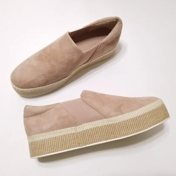 ✨ NWOB Vince Wilden Suede Espadrille Platform Sneakers Size 8, 10 ✨ - Picture 9 of 15